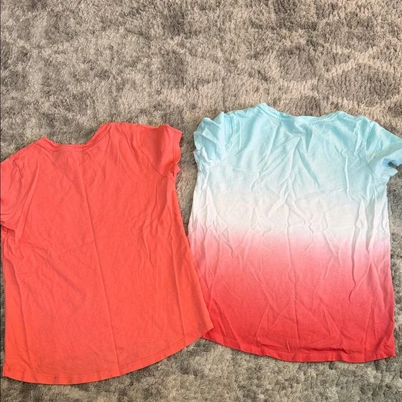 Vibrant Kids' Coral and Ombre Tees - Picture 5 of 6